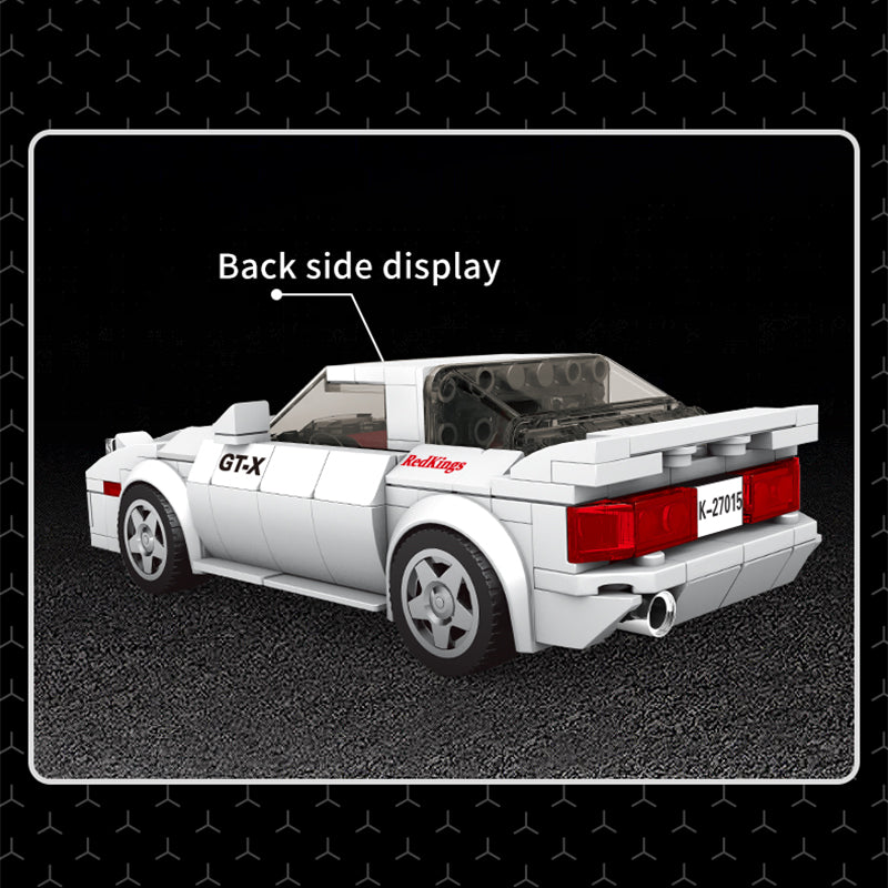 Picture of building block puzzle set mini RX7 car with display case 369pcs 03