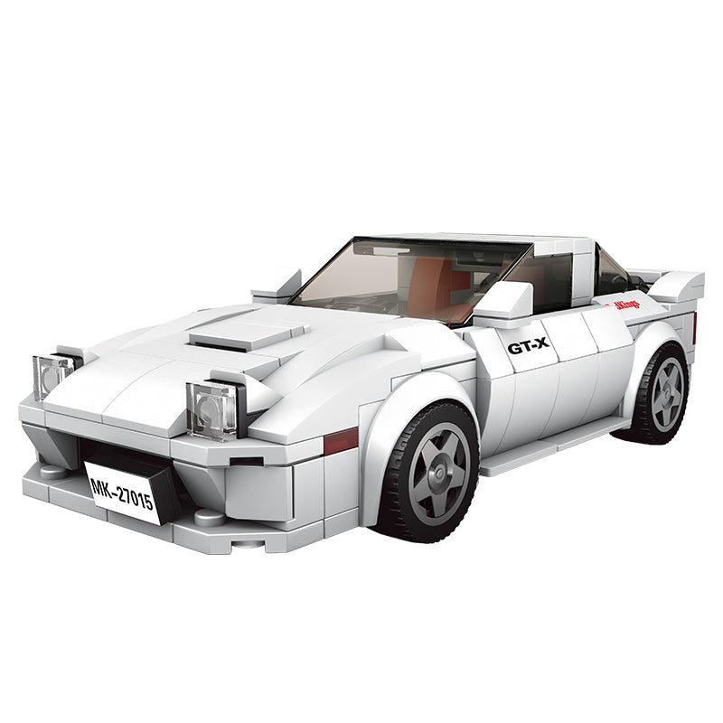 Picture of building block puzzle set mini RX7 car with display case 369pcs 06