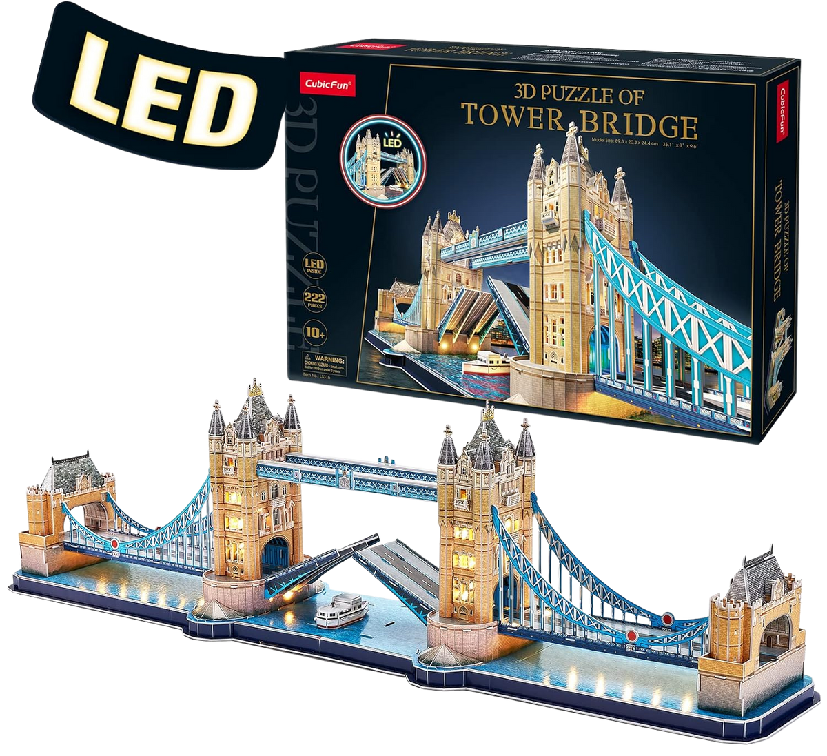 London Tower Bridge with LED Lighting