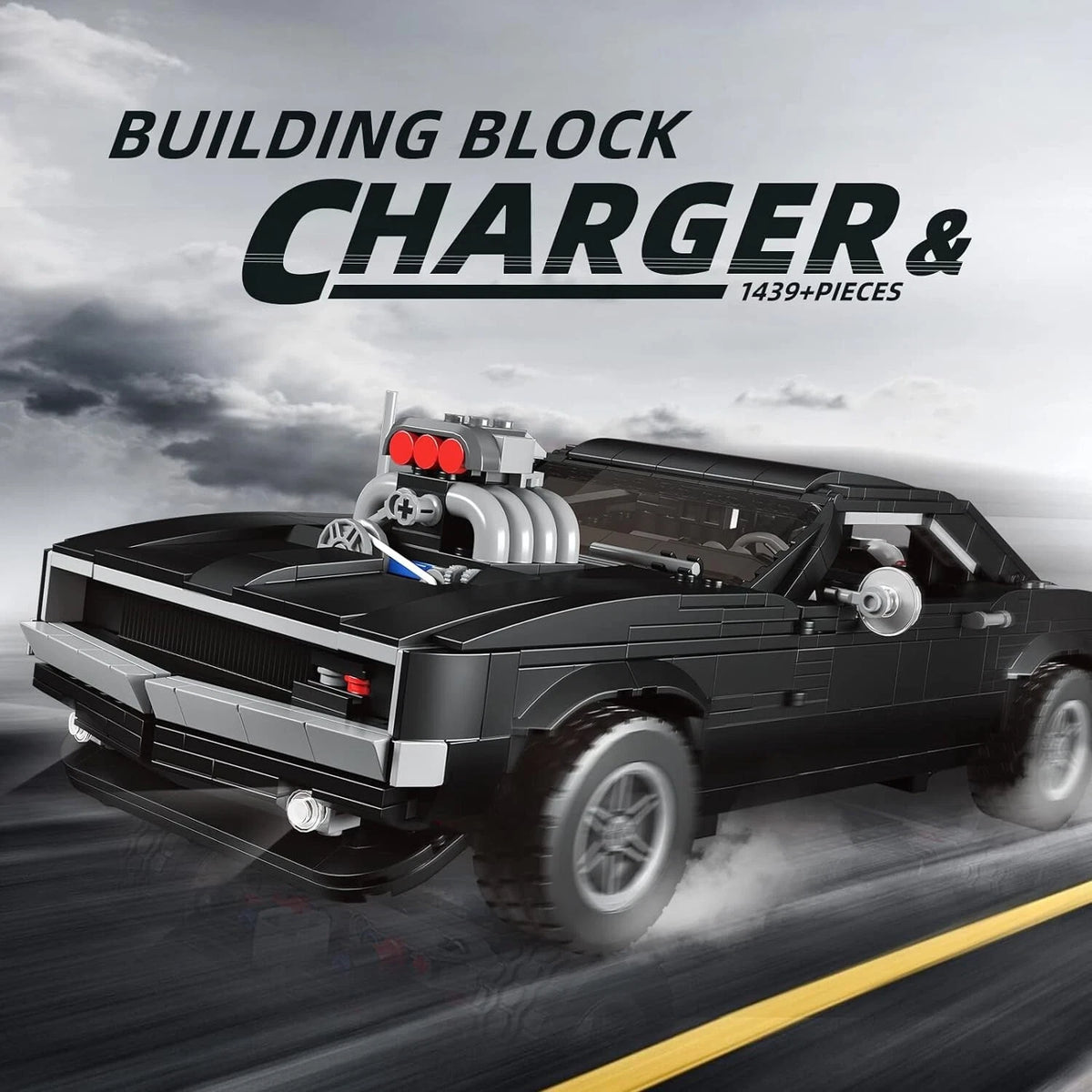 Mould King 10028 Charger American Muscle Car Building Kit