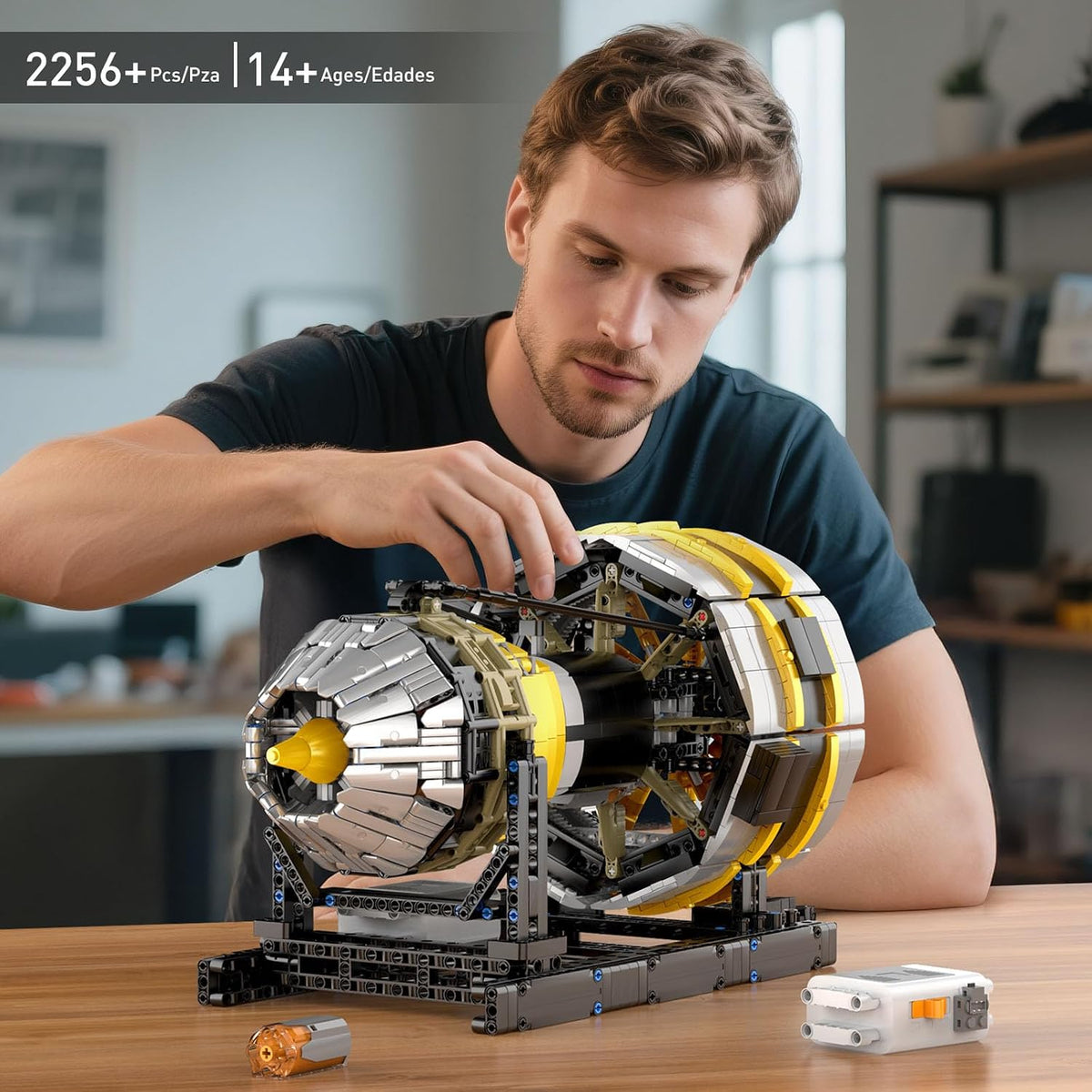 Mould King 10141 Motorised Turbine Engine Building Set