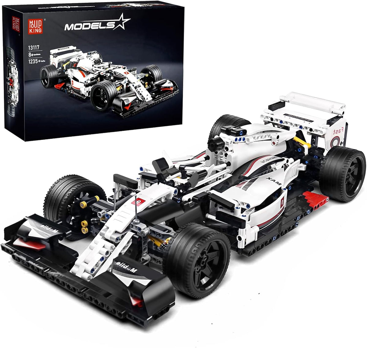Mould King 13117 Technik Formula Racing Car Building Blocks Set