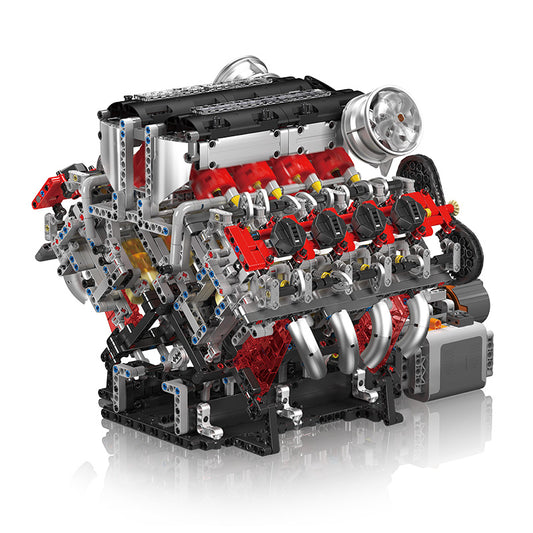 Building Blocks Puzzles V8 Engine Mould King 2718pcs 08