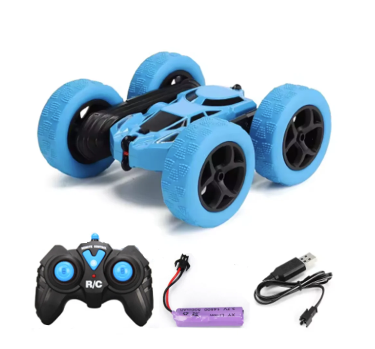 JJRC Q176 4WD Remote Control Stunt Car with LED Lights & 360° Rotation