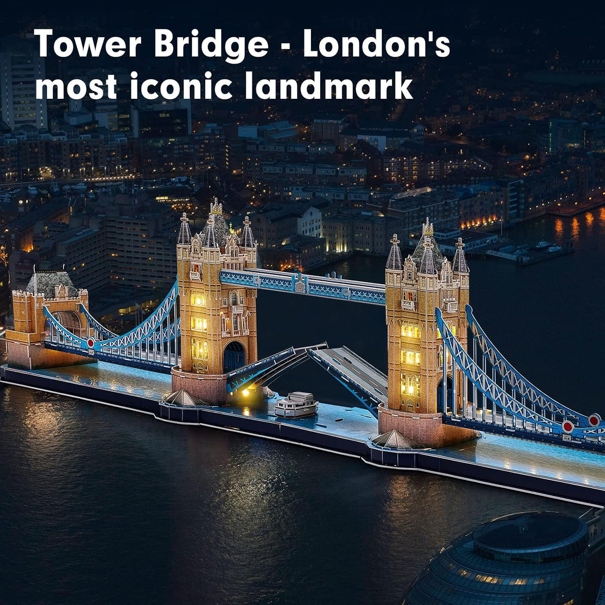 London Tower Bridge with LED Lighting