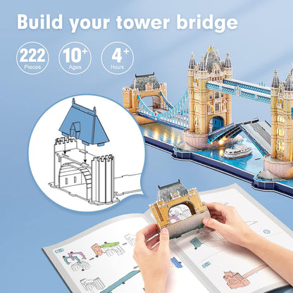London Tower Bridge with LED Lighting