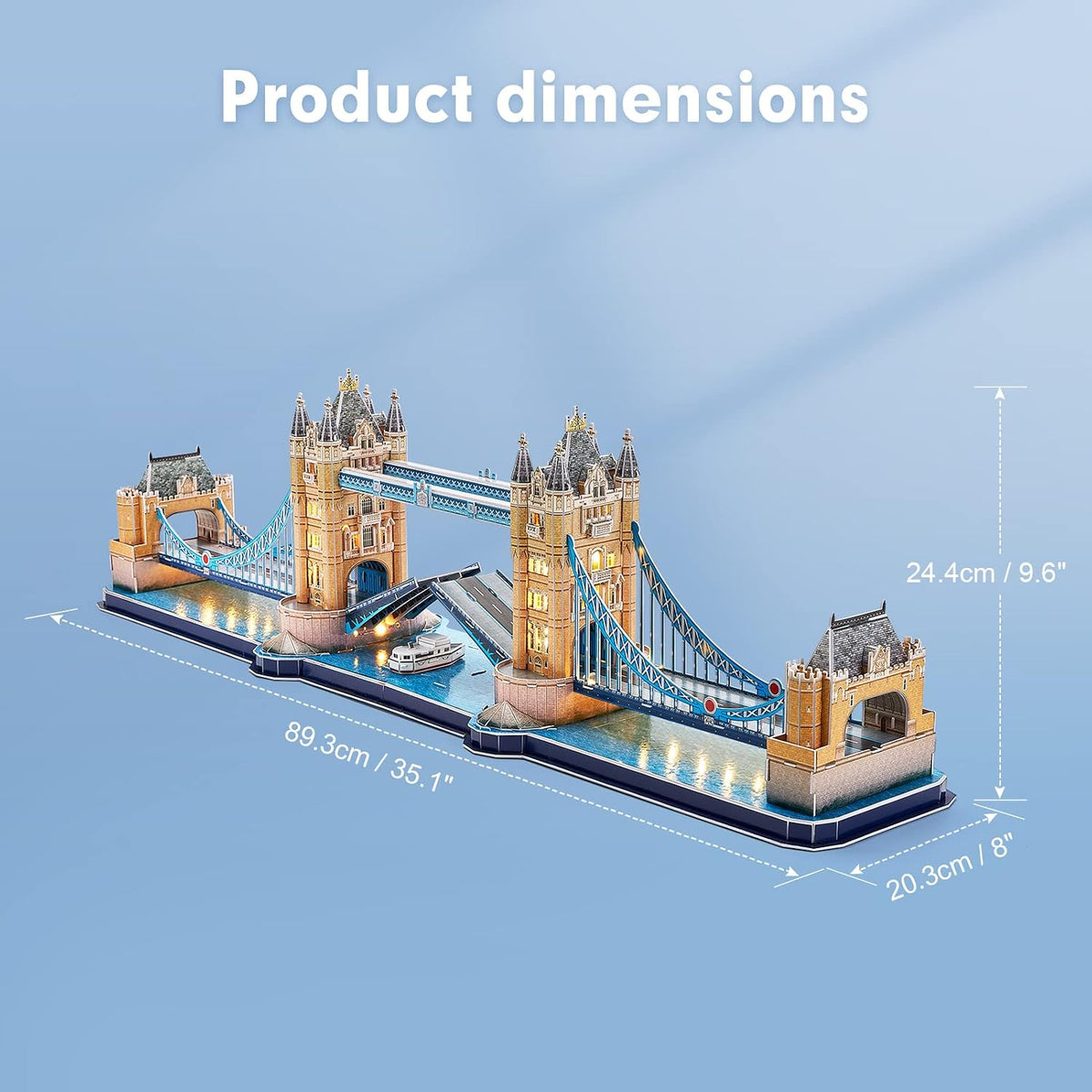London Tower Bridge with LED Lighting