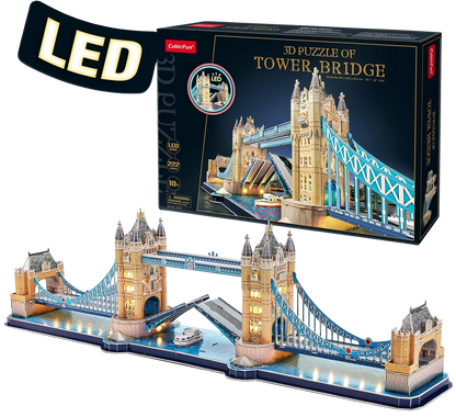 London Tower Bridge with LED Lighting