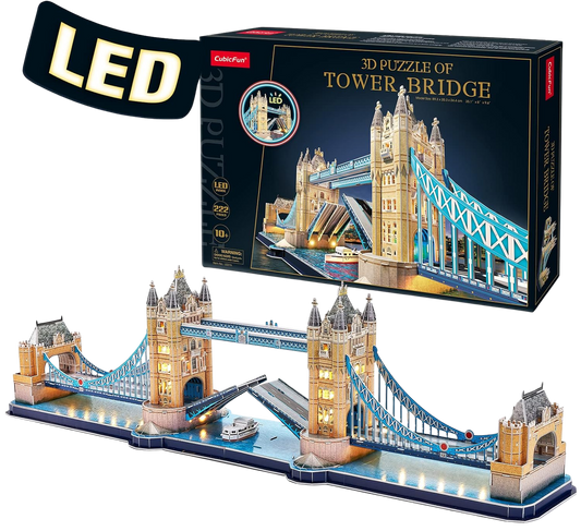 London Tower Bridge with LED Lighting
