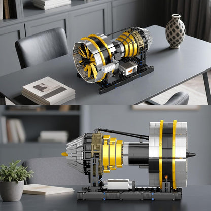Mould King 10141 Motorised Turbine Engine Building Set