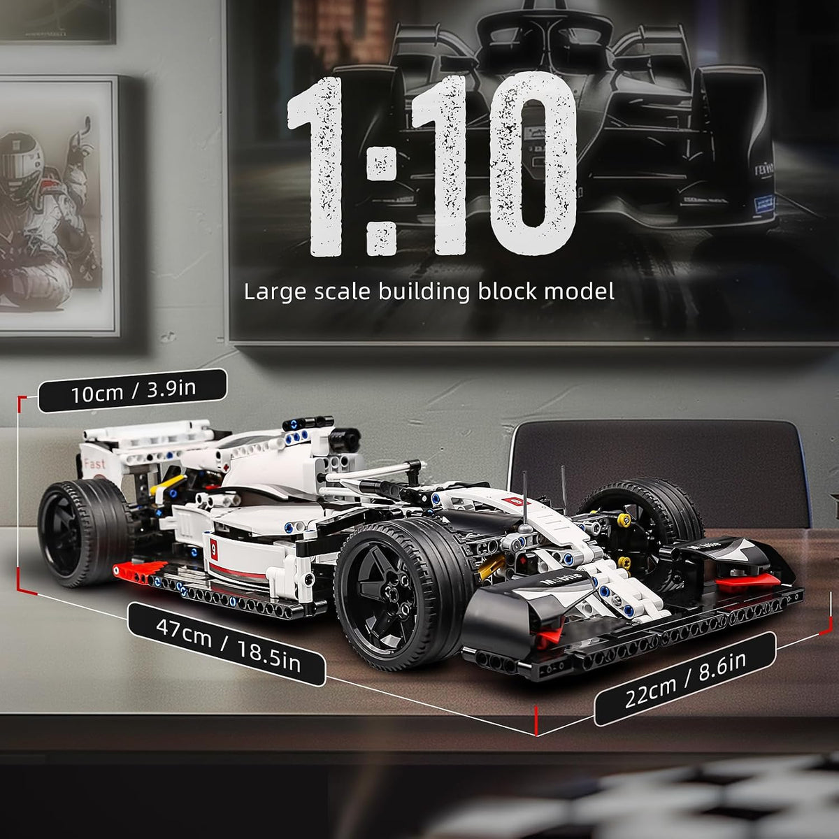 Mould King 13117 Technik Formula Racing Car Building Blocks Set