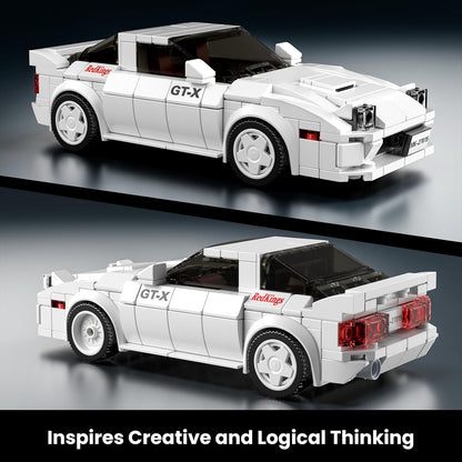 Mould King 27015 Technik Sports Car Building Block Sets with Stackable Case