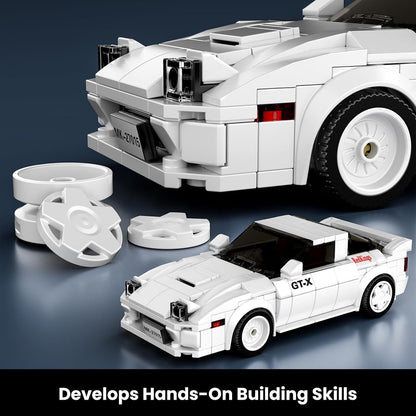 Mould King 27015 Technik Sports Car Building Block Sets with Stackable Case