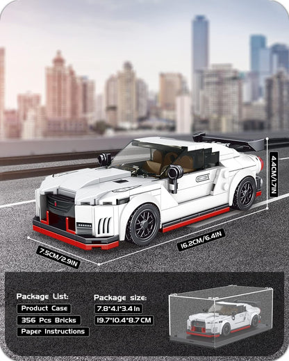 Mould King 27031S GTR Sports Car Model Kit with Stackable Case