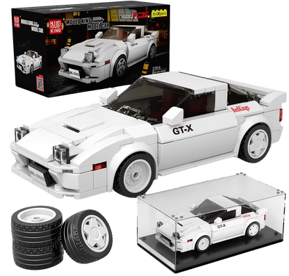 Mould King 27015 Technik Sports Car Building Block Sets with Stackable Case