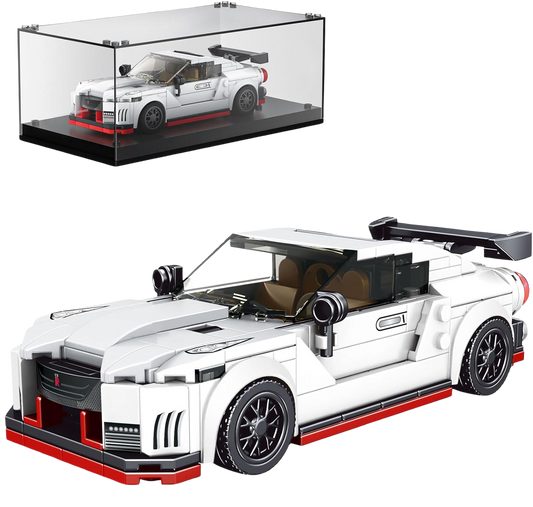 Mould King 27031S GTR Sports Car Model Kit with Stackable Case