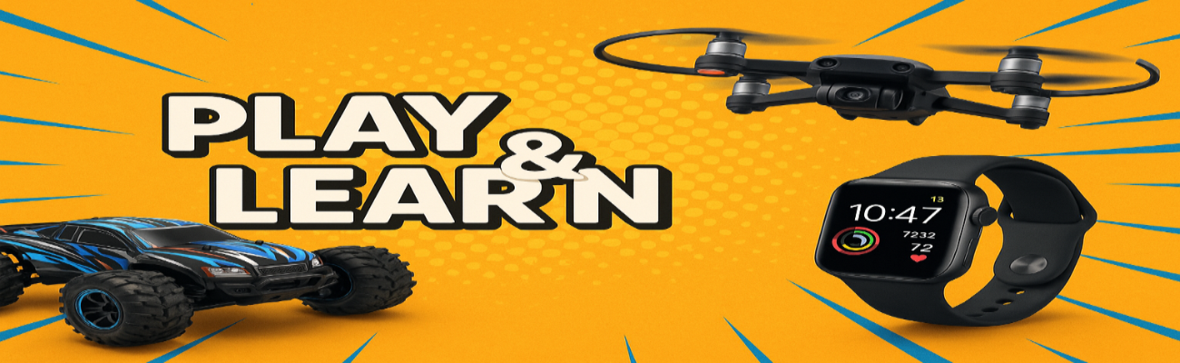 PL Models website slider image showing Drones, Cars, and wearable Tech