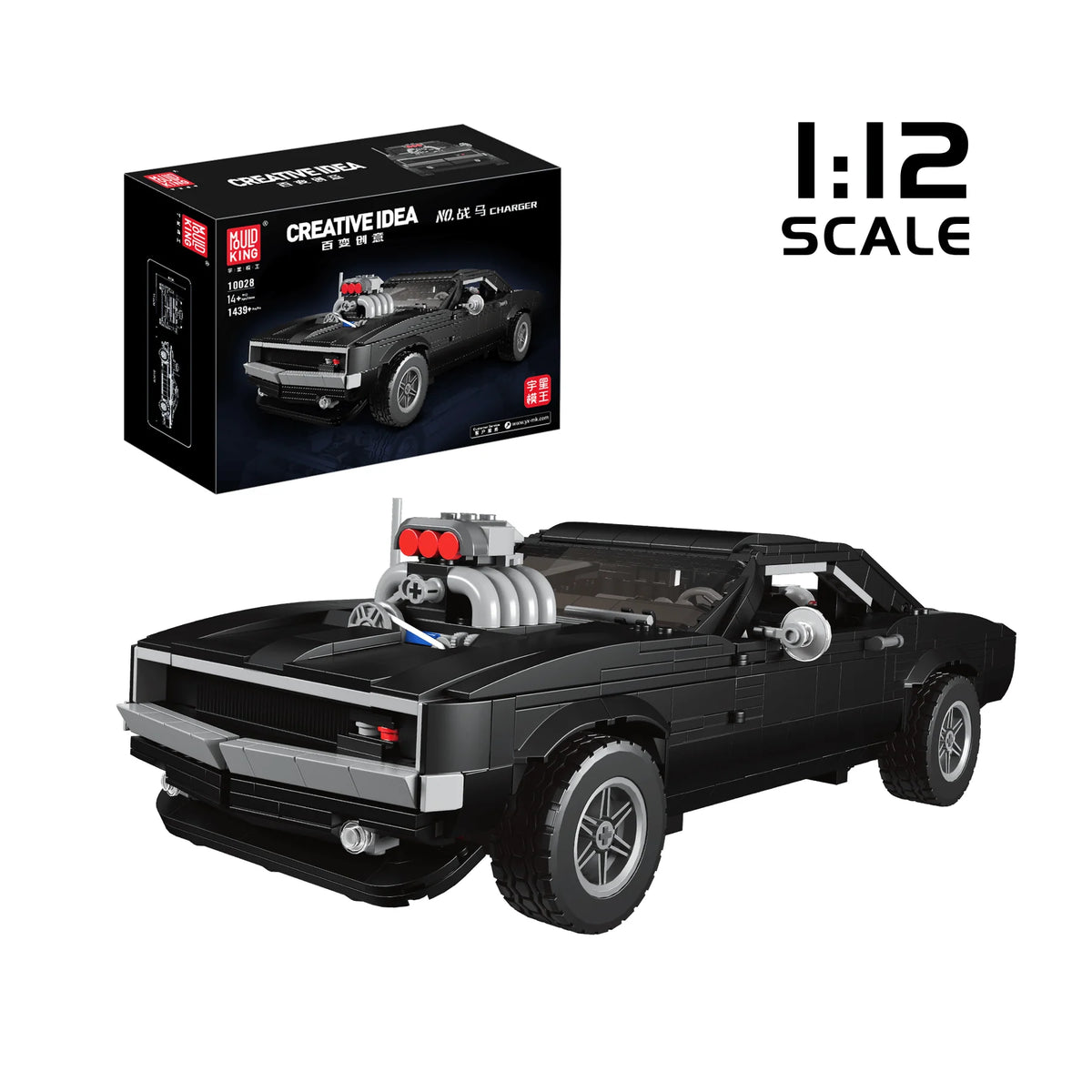 Mould King 10028 Charger American Muscle Car Building Kit